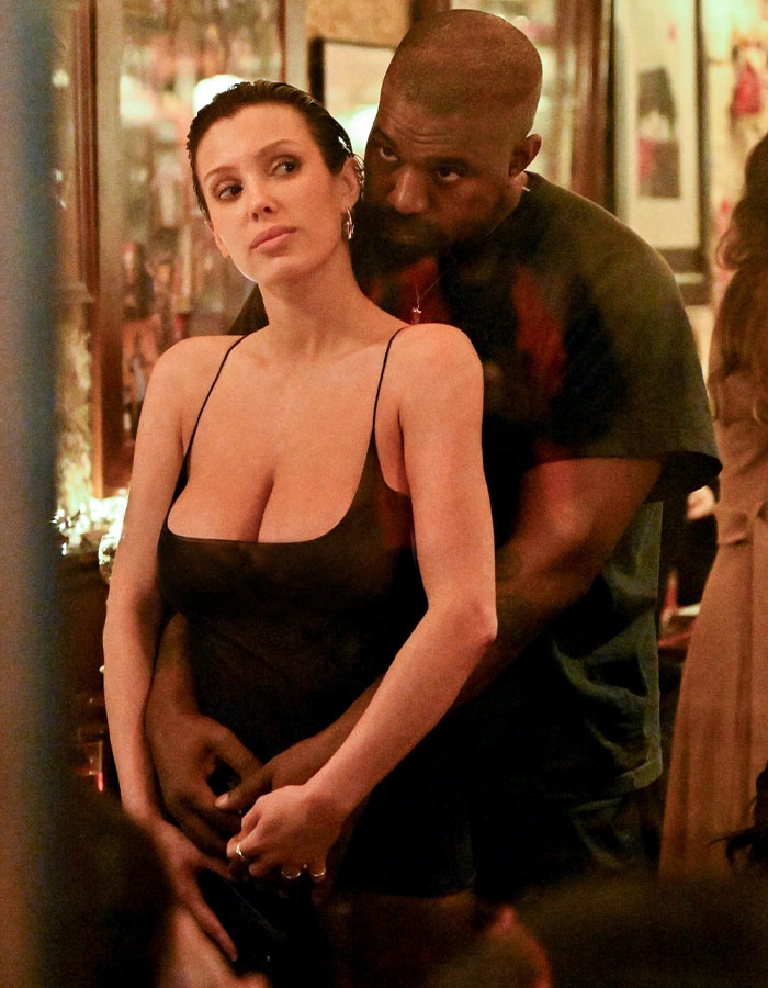 Kanye West Takes Bianca Censori To Parisian Restaurant In Entirely See-Through Outfit