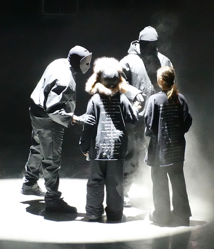 Kim Kardashian Goes To Kanye's Listening Party With Their Kids—And Bianca Censori Kim Kardashian Goes To Kanye's Listening Party With Their Kids—And Bianca Censori