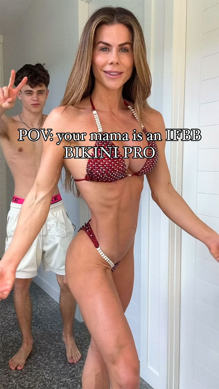34-Year-Old Influencer Sophie Guidolin Slammed For Posing In Bikini In Front Of 13-Year-Old Son