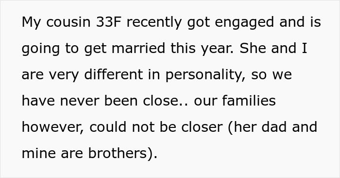Woman Offers To Host Cousin’s Wedding, Changes Her Mind After Bridezilla Shows Her True Colors Woman Offers To Host Cousin’s Wedding, Changes Her Mind After Bridezilla Shows Her True Colors