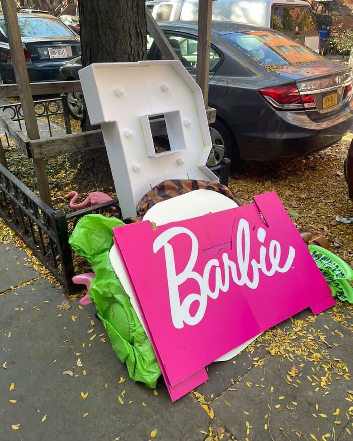 Come On Barbie, Let’s Go Party… 231 Cumberland St Full Barbie Party Decor -Light Up B Flamingos Inflatable Palm Trees 