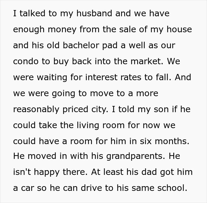 Son Rejoices When Dad Wins Sole Custody, Demands Mom Take Him In After Things Take A Turn Son Rejoices When Dad Wins Sole Custody, Demands Mom Take Him In After Things Take A Turn