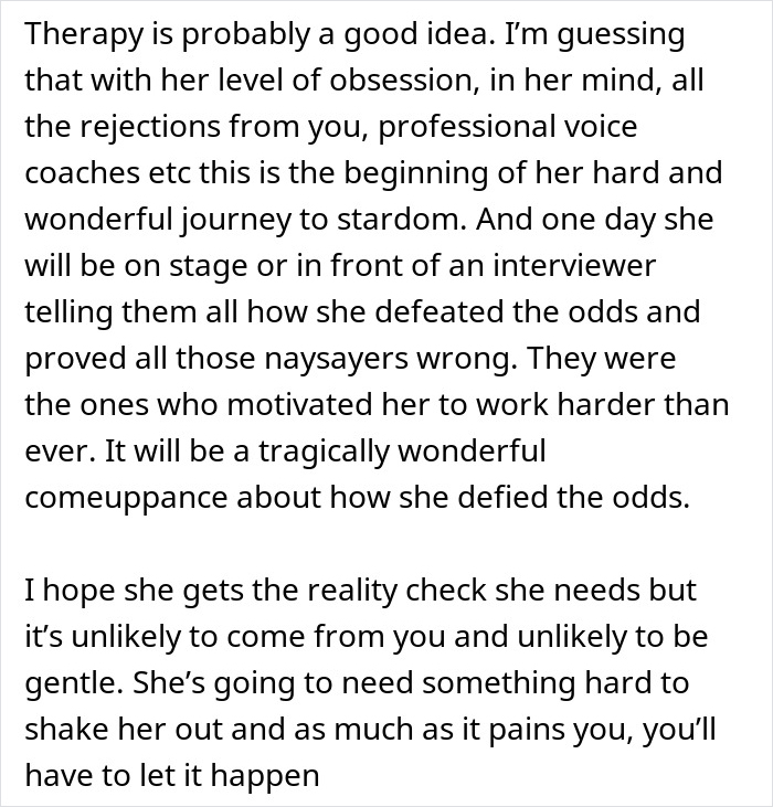Teenager Thinks She's Going To Be A Famous Singer, Mom Gives Her A Reality Check Teenager Thinks She's Going To Be A Famous Singer, Mom Gives Her A Reality Check