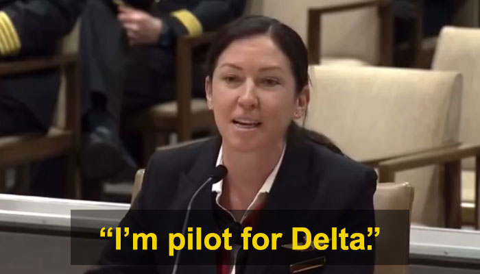 “I’m A First Officer”: Female Pilot Corrects Republican Senator Who Called Her A “Stewardess”