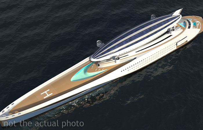 Concept Images Reveal $1B Mega Yacht With Its Own Blimp, Helicopter Pad, And Room For 64 Passengers