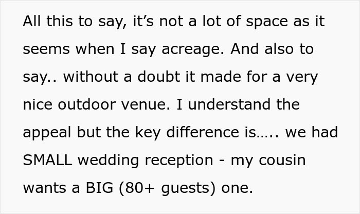 Woman Offers To Host Cousin’s Wedding, Changes Her Mind After Bridezilla Shows Her True Colors Woman Offers To Host Cousin’s Wedding, Changes Her Mind After Bridezilla Shows Her True Colors