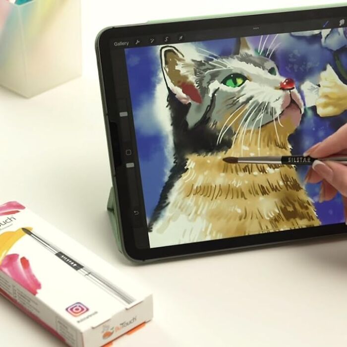 Unleash Your Digital Artistry With Silstar's Pro Painting Brush Stylus!