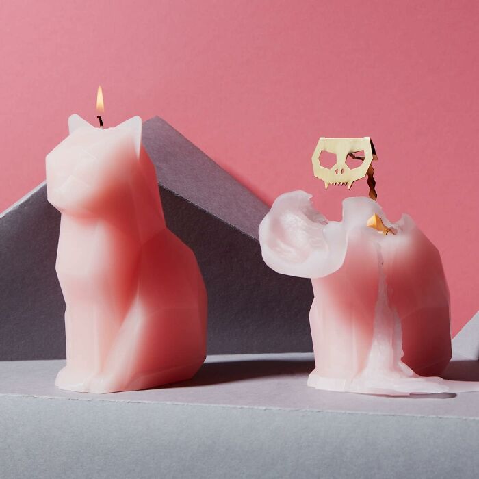 A Feline Twist: Pyropet's Kisa Cat Candle Melts To Uncover A Metallic Mystery!