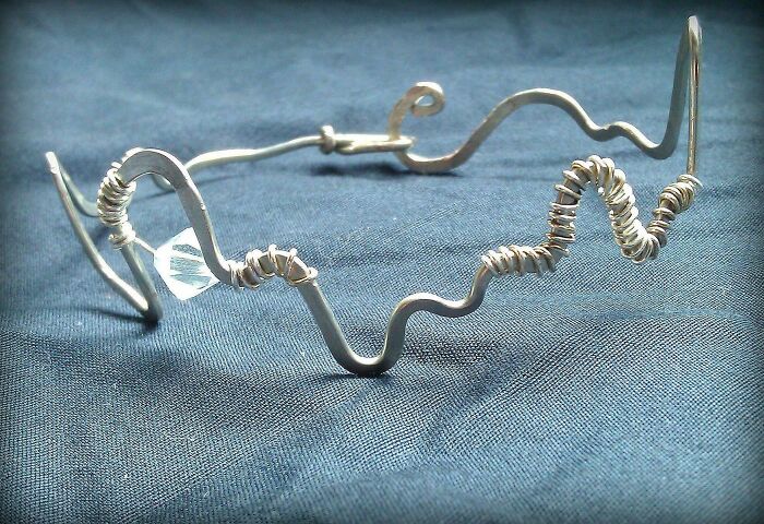 I Make Jewelry Inspired By Sound Waves. Here's The Word "Believe"