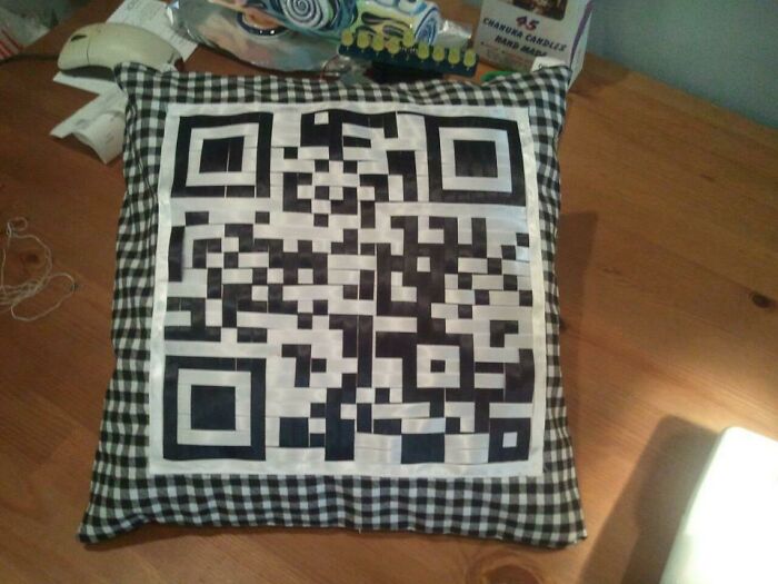 Modern Spin On The Personalized Pillowcase. Bit Of A Late Submission Of A Christmas Gift I Made Last Year For The BF