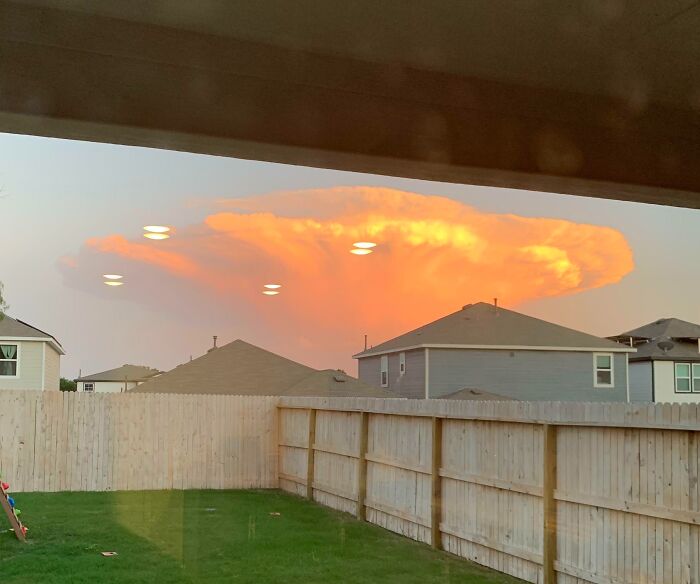¿Alguien había visto una nube de tormenta así?