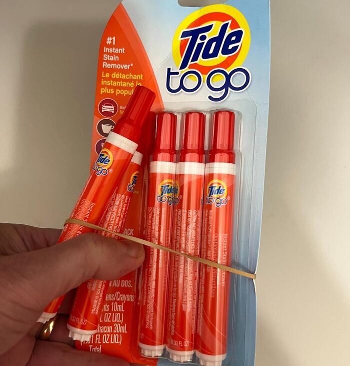 Spotless Style On The Go: Tide Stain Remover Pen - Your Travel Hero!