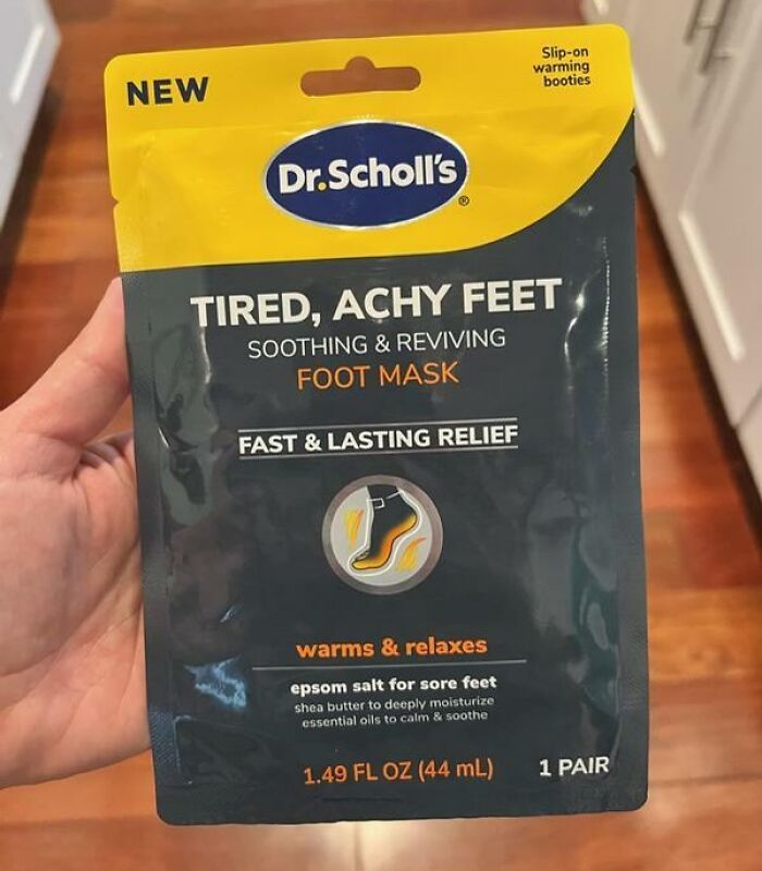 Unwind & Revive: Dr. Scholl's Foot Mask For Instant Soothing Relief!