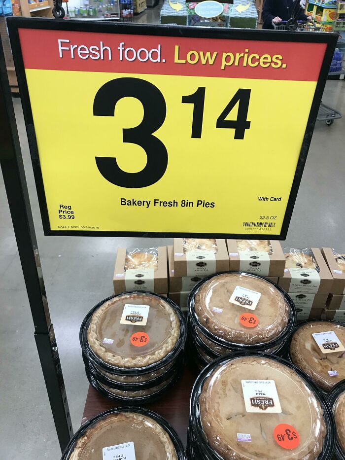 My Local Kroger Is Gearing Up For Pi Day 