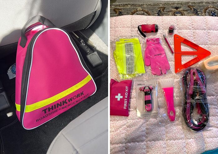Pretty In Pink: The Ultimate Car Emergency Kit For Girls