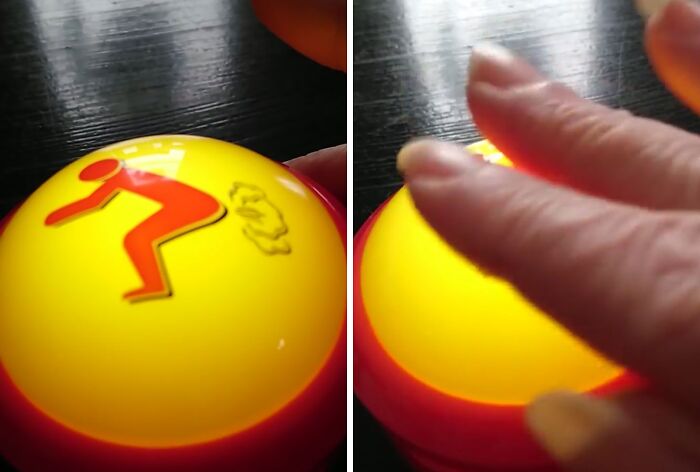 Finally, A Button We Never Knew We Needed - The Fart Button. Classy!