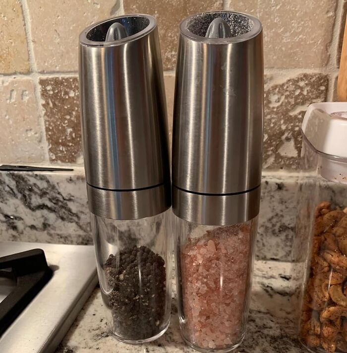 Simplify Seasoning With The Gravity Electric Salt And Pepper Grinder Set