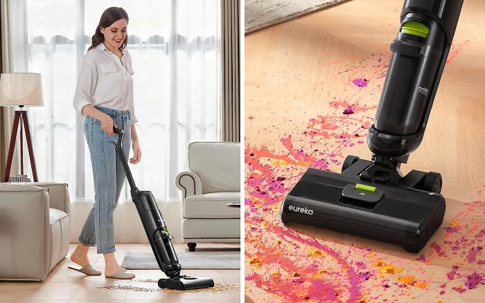 Experience Cleaning Convenience With The Cordless Wet Dry Hard Floor Cleaner Featuring A Self-Cleaning System