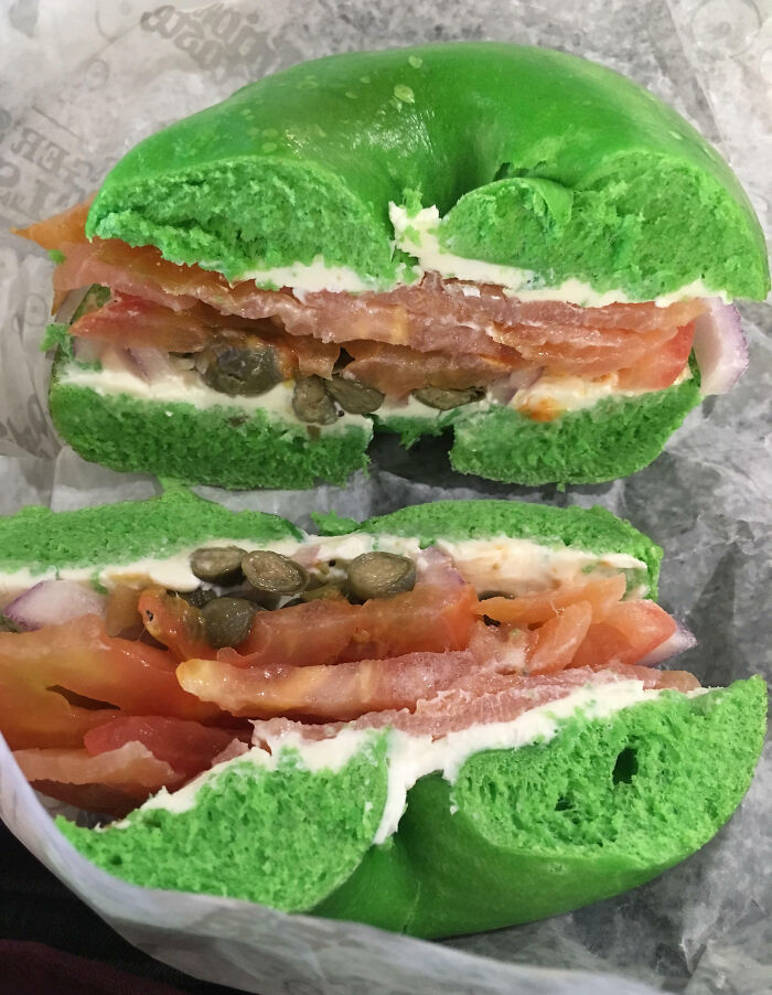 Bagel Sandwich, Featuring St. Patrick