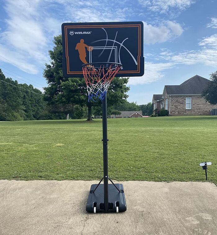 Experience Slam Dunk Fun With The Outdoor Basketball Hoop: Elevate Your Game, Rain Or Shine