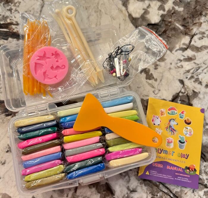 Sculpt, Bake, Smile: Kid-Friendly Polymer Clay Starter Kit In 50 Shades !