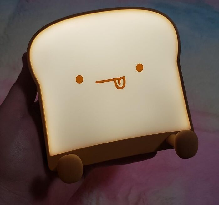 Illuminate Your Nights With The Toast Bread Night Lamp: A Whimsical Addition To Any Room!