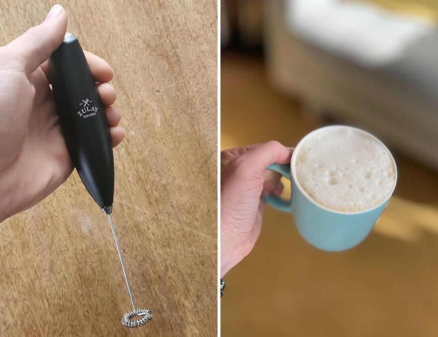 Elevate Your Coffee Game With This Milk Frother - Perfect For Lattes And More!