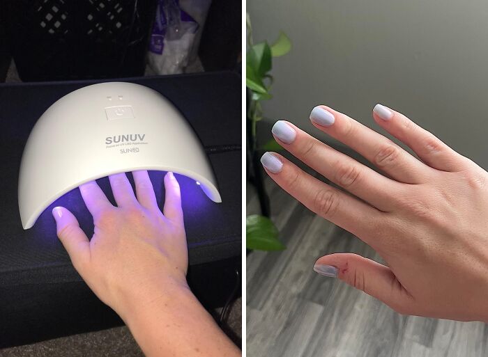 Shine Bright Like A Diamond: Sunuv's UV Lamp Transforms Your Nail Game!
