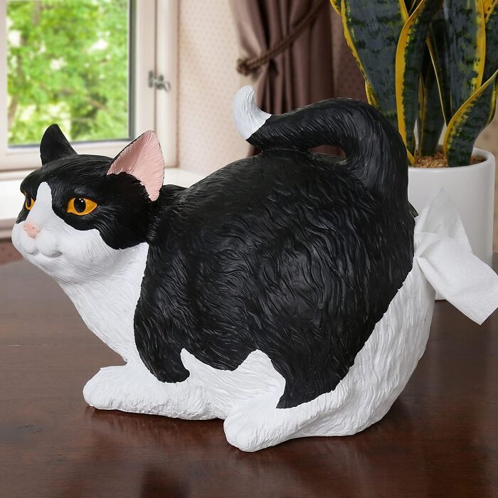 Quirky And Functional: Cat Butt Tissue Holder - Adding Whimsy To Your Tissue Dispensing Needs!