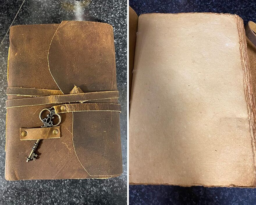 Whispers Of Magic: Handmade Vintage Leather Journal For Your Mystical Musings