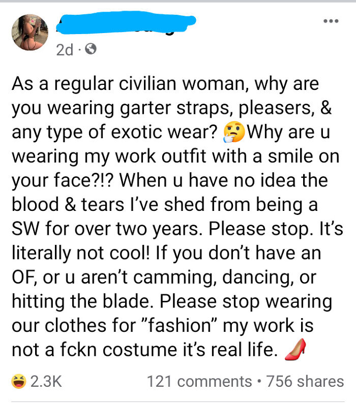 Imagine Trying To Gatekeep Fashion. Op Got Dragged In The Comment Section