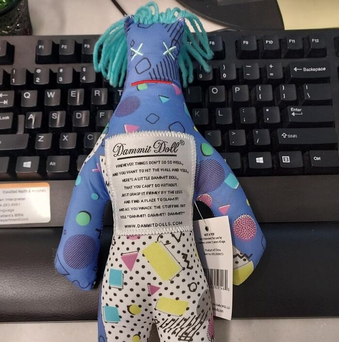 So Now We Have A Doll To Vent Our Frustrations? Cool... Dammit Doll, Everyone. Up Your Anger Management Game