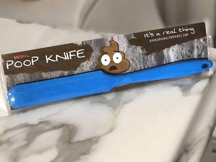 Turn Toilet Time Into A Laugh With The Poop Knife Gag Gift: A Hilarious Addition To Bathroom Humor!