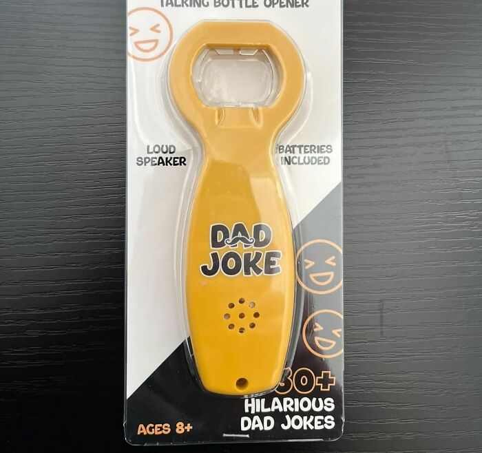 Opening Drinks & Dreadful Jokes? Get The Talking Dad Joke Bottle Opener, It’s Soda-Much Fun