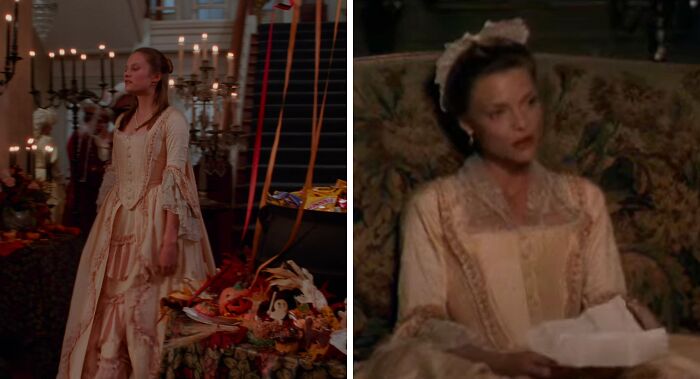The Frilly Dress In Both "Hocus Pocus" And "Dangerous Liaisons" 