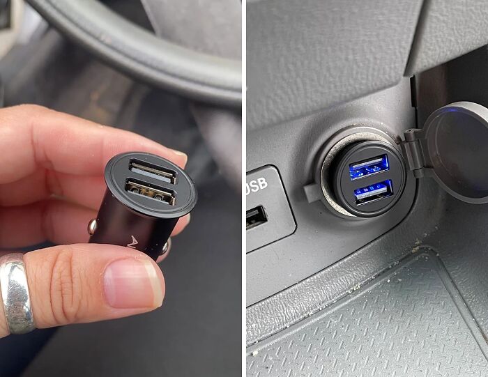 Say Goodbye To Low Battery Alerts With Ainope's Dual USB Fast Charge Car Charger