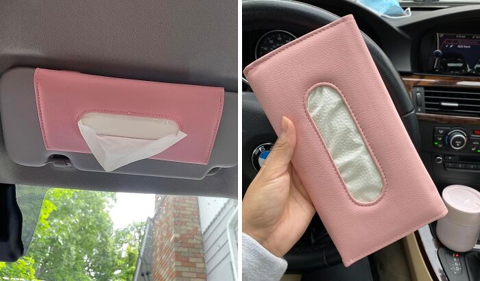 Never Search For Napkins Again - This Car Tissue Holder Gives Neatness A Luxurious Edge!