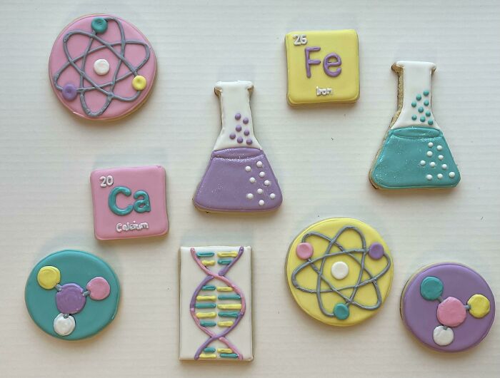 Me pidieron galletas de ciencia para una niña, ¿qué tal?