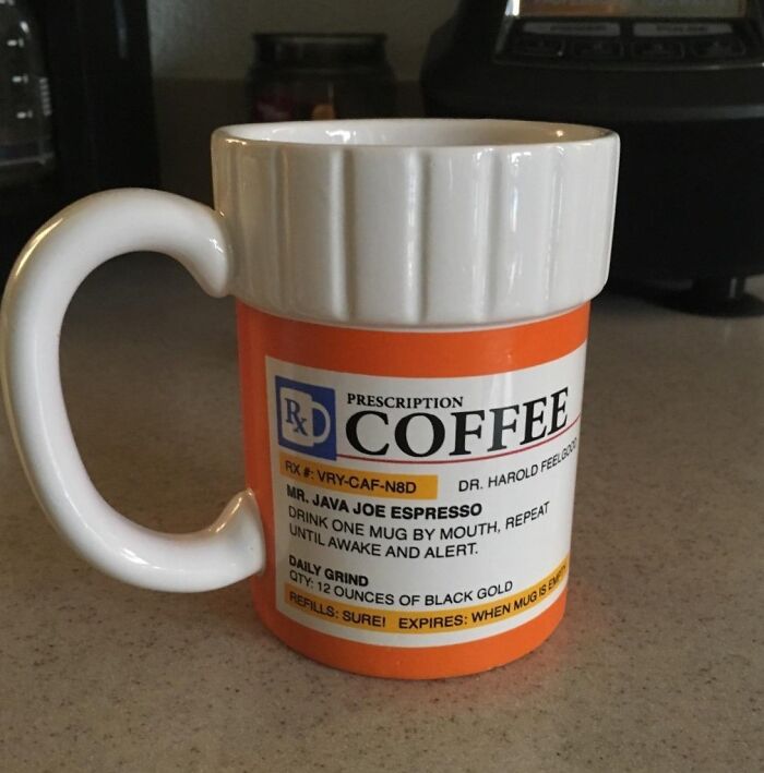 Rx For Morning Blues: Bigmouth Prescription Coffee Mug - Laugh With Every Sip!