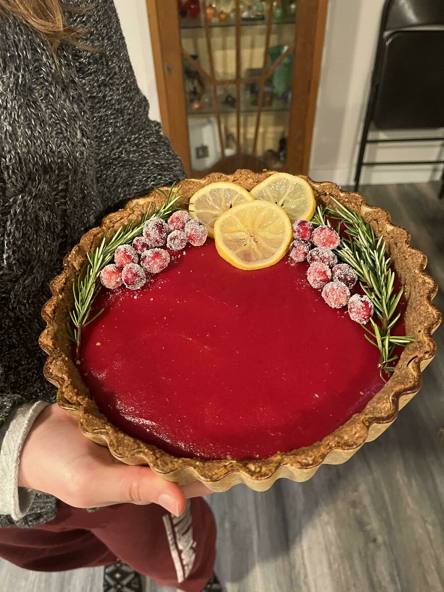 I Made A Cranberry Curd Tart