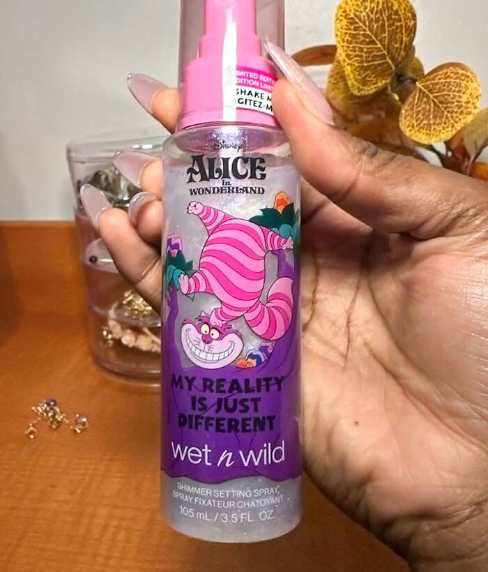 Lock In Your Fantasy With Wet N Wild's Shimmer Setting Spray From Their Alice In Wonderland Collection!