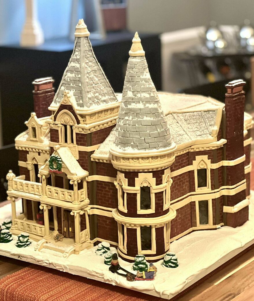 In Defense Of My Gingerbread House And A Photo Of The Winner As Requested