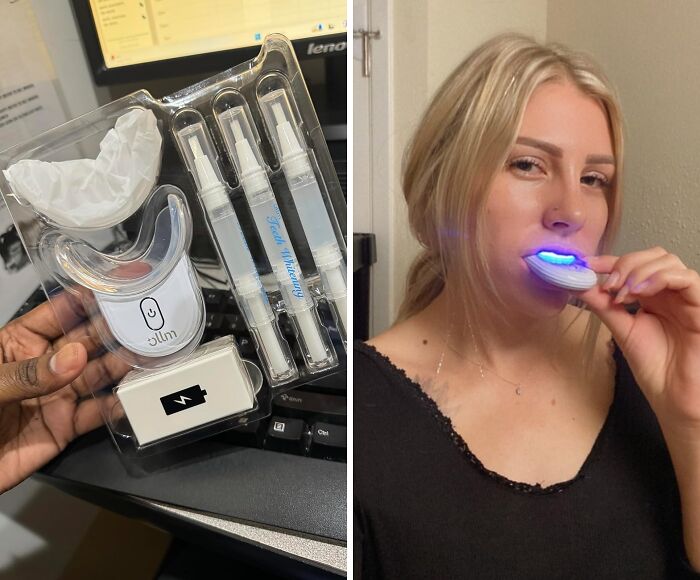Brighten Your Smile With Teeth Whitening Kit: Gel Pen And Strips Combo