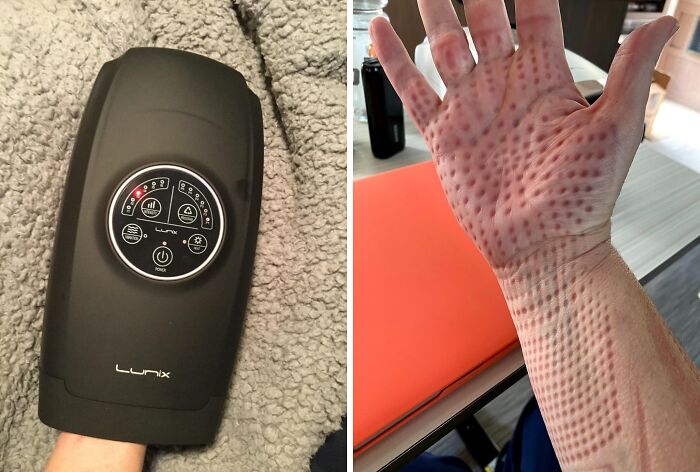 Handy Bliss: Cordless Electric Hand Massager With Soothing Compression