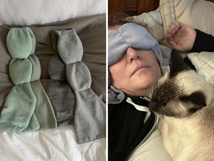  Nodpod Sleep Mask That Doubles As Blackout Blinds For Your Eyes. Day, Night, Anytime - Just Drift Off!