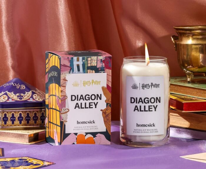 Spellbound By Scent: Harry Potter Diagon Alley Candle, A Whiff Of Wizardry Wonder!