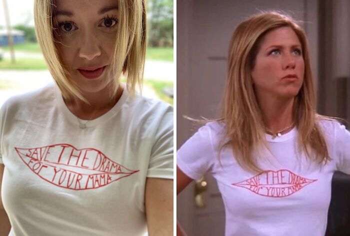 Channel Rachel Green: 'Save The Drama' Tee From Your Fave Friends Moment!