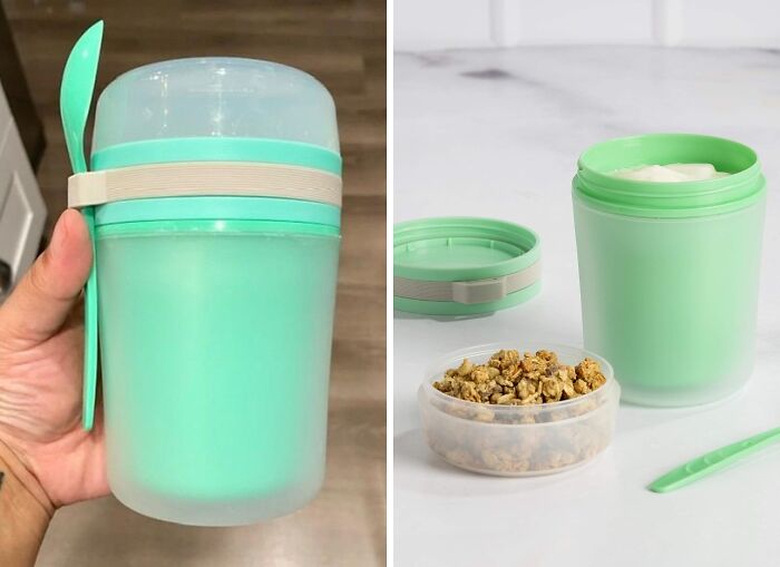 Keep Your Yogurt Fresh And Delicious With The Goodful Double Wall Insulated Yogurt Container