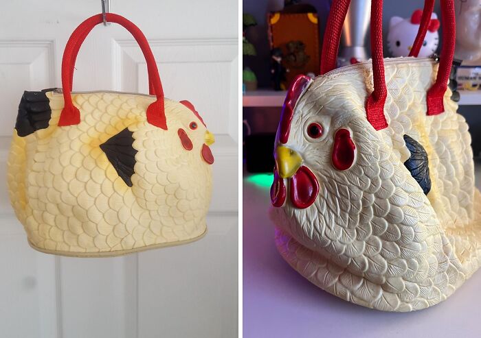 Carry Your Quirky Style With The Rubber Chicken Purse: A Playful And Unique Statement Accessory