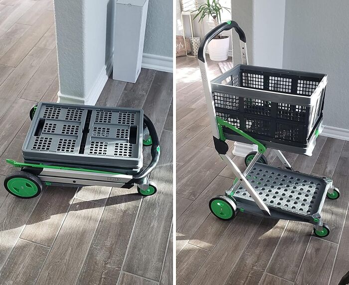 Streamline Your Tasks With The Multi-Functional Collapsible Cart